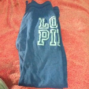 VS pink Capri crop sweats