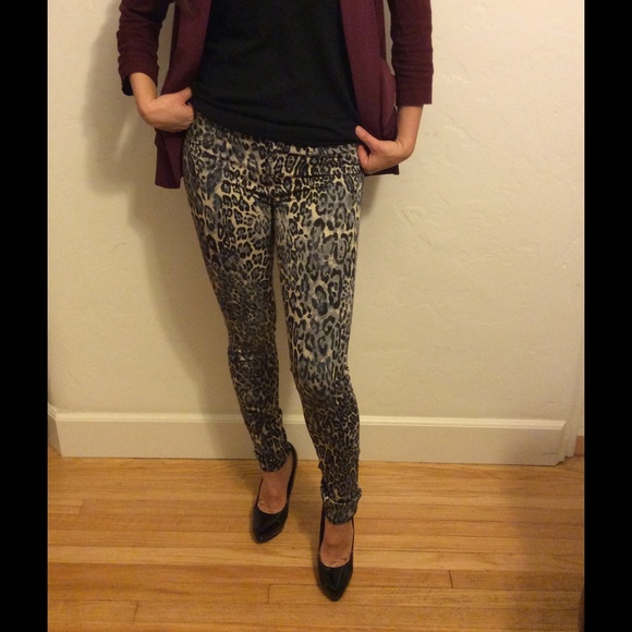 J Brand Skinny Jeans "Snow Leopard"