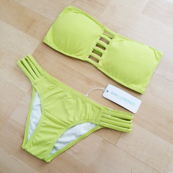 San Lorenzo Other - San Lorenzo Hipster Strap Bikini Top & Bottom
