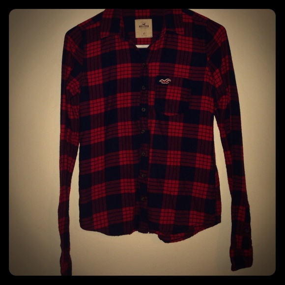 Hollister flannel long sleeve .