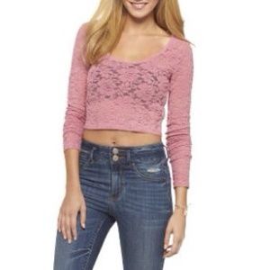 Rose crop top