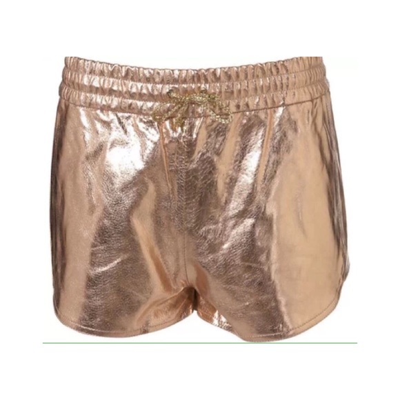 TOPSHOP UNIQUE Leather shorts - Picture 2 of 3