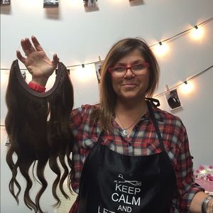 💕luv my flip in hair💕 before/after pics