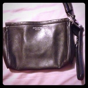 Black authentic coach wristlet! NWOT