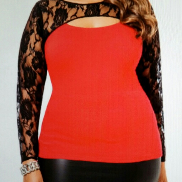 @mishyruelle- LACE SLEEVE SWEATER