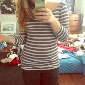 Striped American eagle top