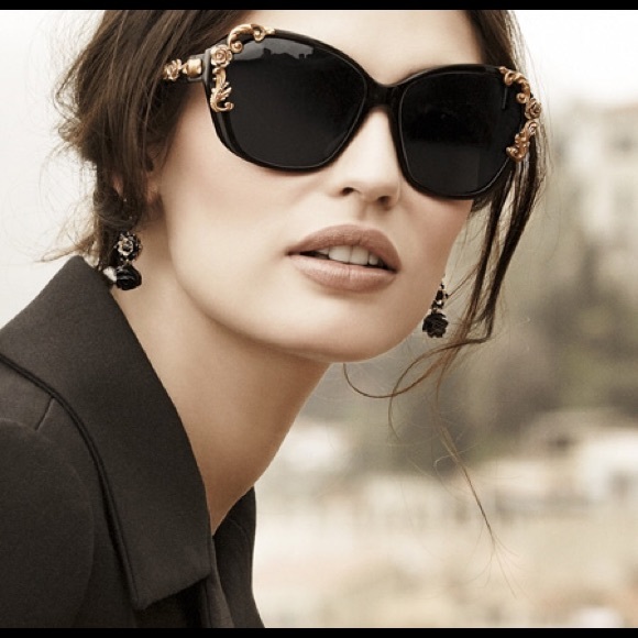 Baroque Rose Gold Sunglasses