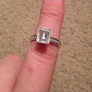 Brighton silver diamond ring