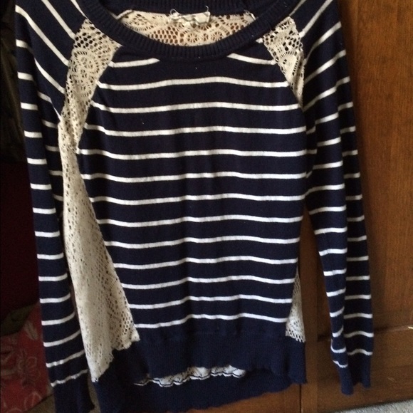 Striped and Lacey shirt