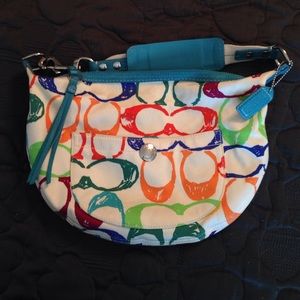 Coach multi-color scribble SOHO Hamptons handbag.