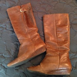 Steve Madden cognac entyce riding boots.