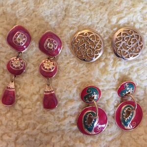BUNDLE for Kathi 3 pair of earrings pins