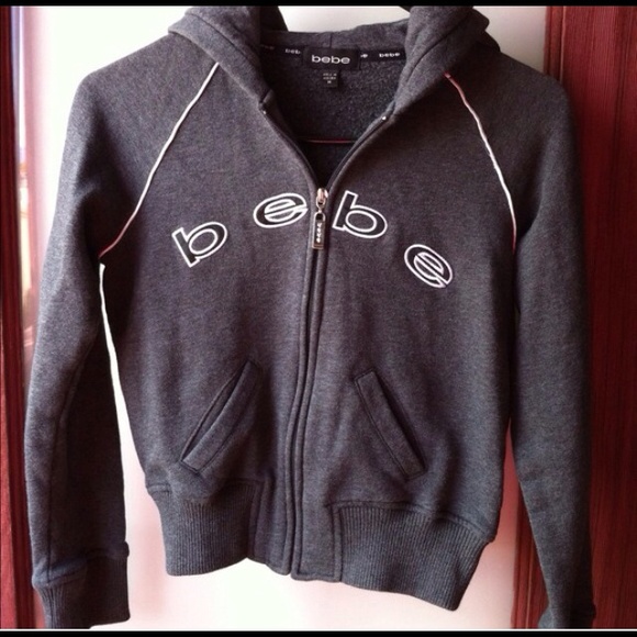 Bebe cropped hoddie