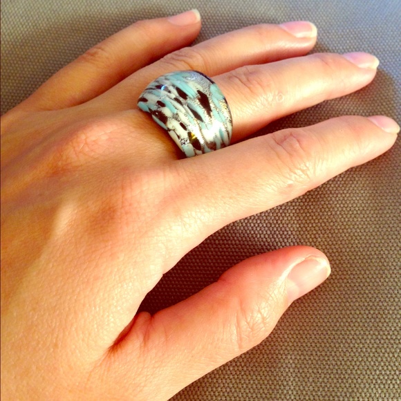 Handmade glass ring