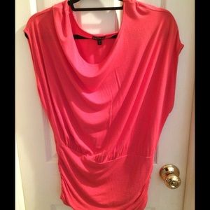 Express Dressy Scoop Neck Shirt