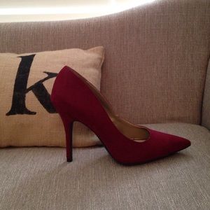 Deep Ruby Red Pumps