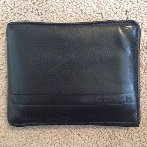 Men's Black COACH wallet