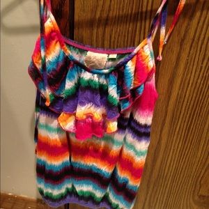 Multi color tank top