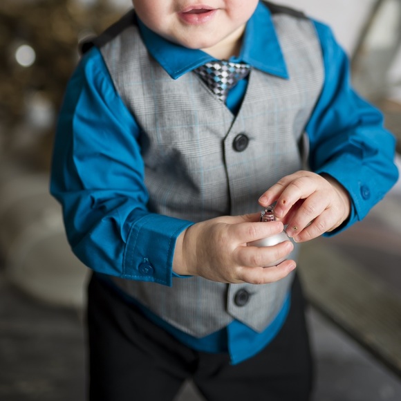 4 piece toddler suit set