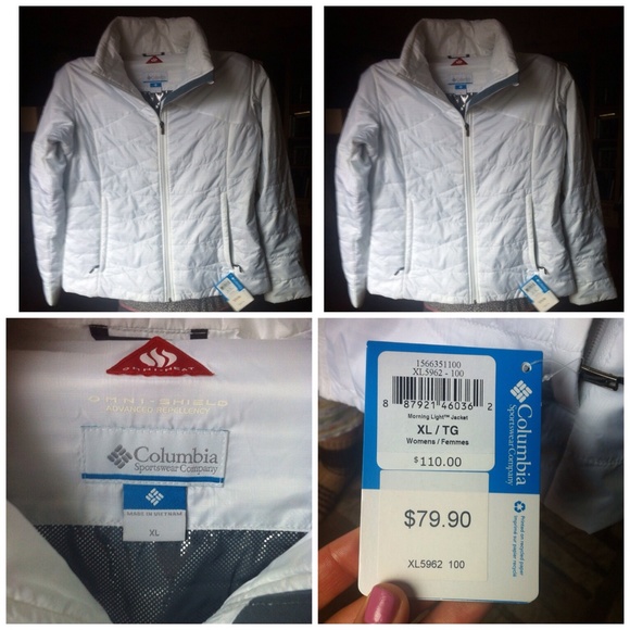 White Columbia Coat ( thermal protection