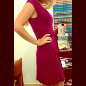 Fusia wrap dress