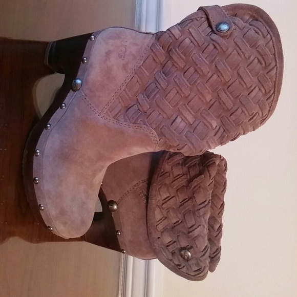 Ugg suede boots.