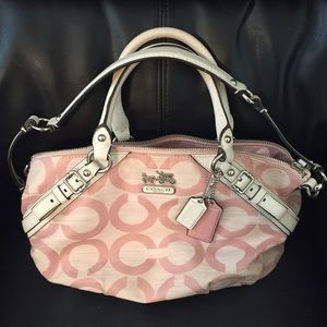 🚫SOLD 🚫Pink COACH Madison Op Art Handbag