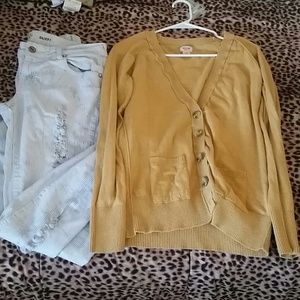 Jeans & cardigan bundle