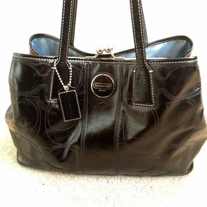 Black COACH handbag