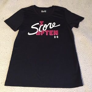 "I Score Often" black tshirt