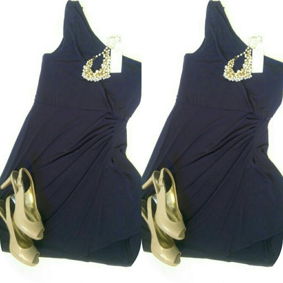 Max and Cleo One Shoulder Cocktail Dress NWT