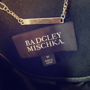 Badgley Mischka Black Trench