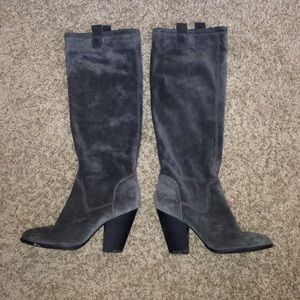 Grey suede Vince Camuto boot