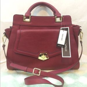 Nine West Red Satchel