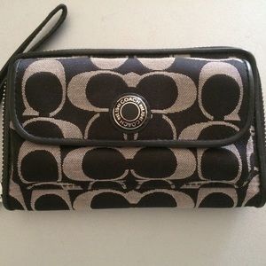 Coach Wallet with wrist strap