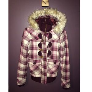 Billabong Plaid Outerwear