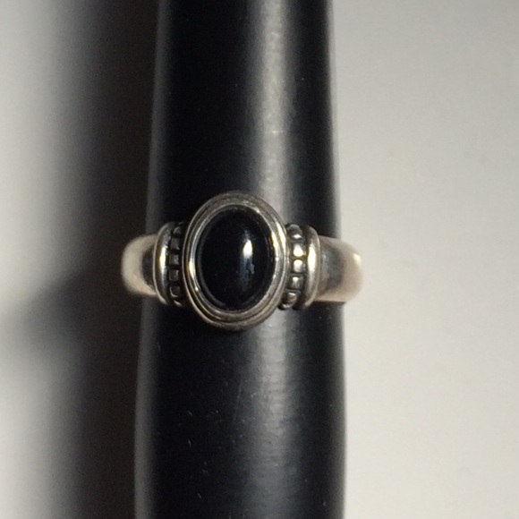 James Avery Onyx Sterling Silver Ring