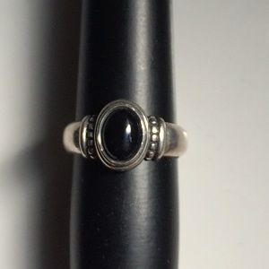 James Avery Onyx Sterling Silver Ring