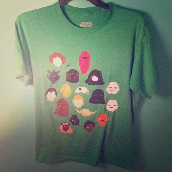 Geeky Green Star Wars Tshirt