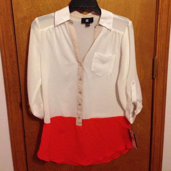 Multi-color sheer top