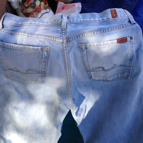 7 mankind men's jeans size 33/34