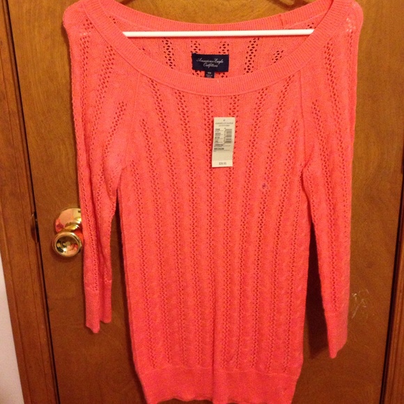 Coral sweater