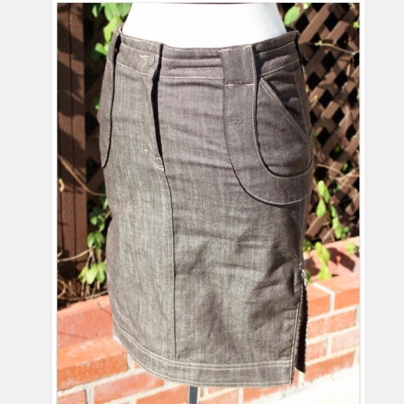 Stella McCartney for H&M denim pencil skirt