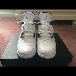 Remastered air Jordan retro 4 Columbia/mnight navy