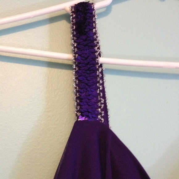 Purple Ruffled Dress 💃 - Picture 3 of 3