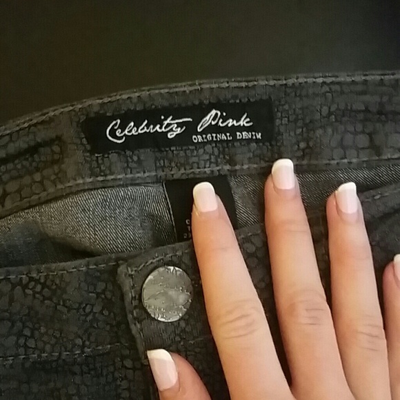 Crocodile print jeans - Picture 3 of 4