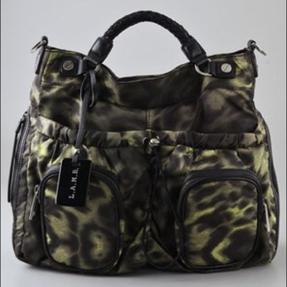 **SOLD**L.A.M.B. Brandywell Large Leopard Hobo