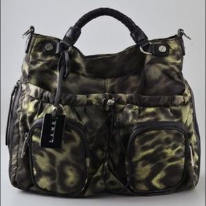 **SOLD**L.A.M.B. Brandywell Large Leopard Hobo
