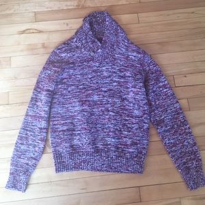 MEN'S Red Multi-Color Sweater