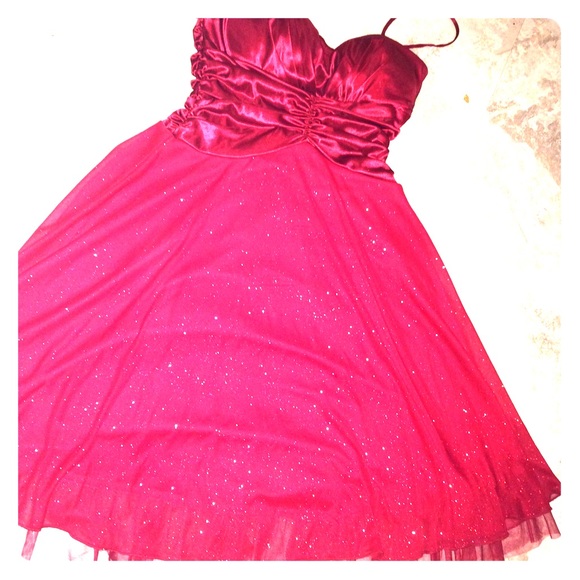 Sparkly red dress from Xoxo
